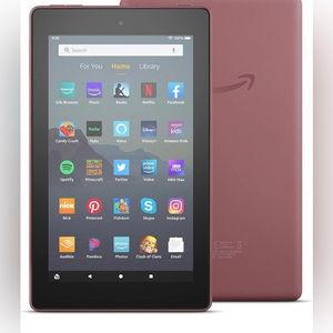 Fire 7 tablet, 7" display, 16 GB, Plum